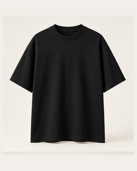 Essential Oversized Tee, black